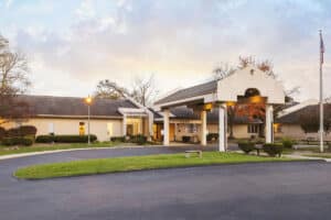 front of the Willow Knoll facility