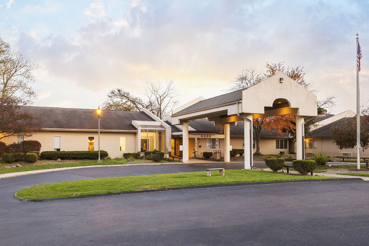 front of the Willow Knoll facility